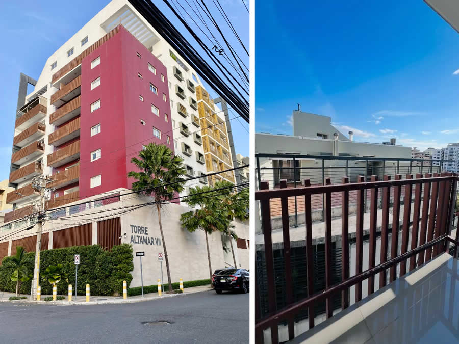 AB153, 1 bedroom condo for rent in Evaristo Morales, Santo Domingo