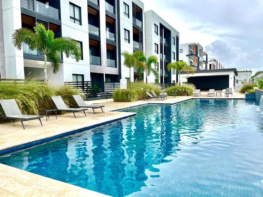 AB199, Apartamento de 2 habitaciones en alquiler en Green One, Punta Cana Village