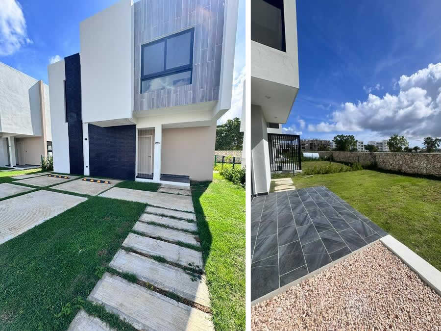 AB229, 3-bedroom townhouse for rent at Panorama Park, Vista Cana, Bavaro