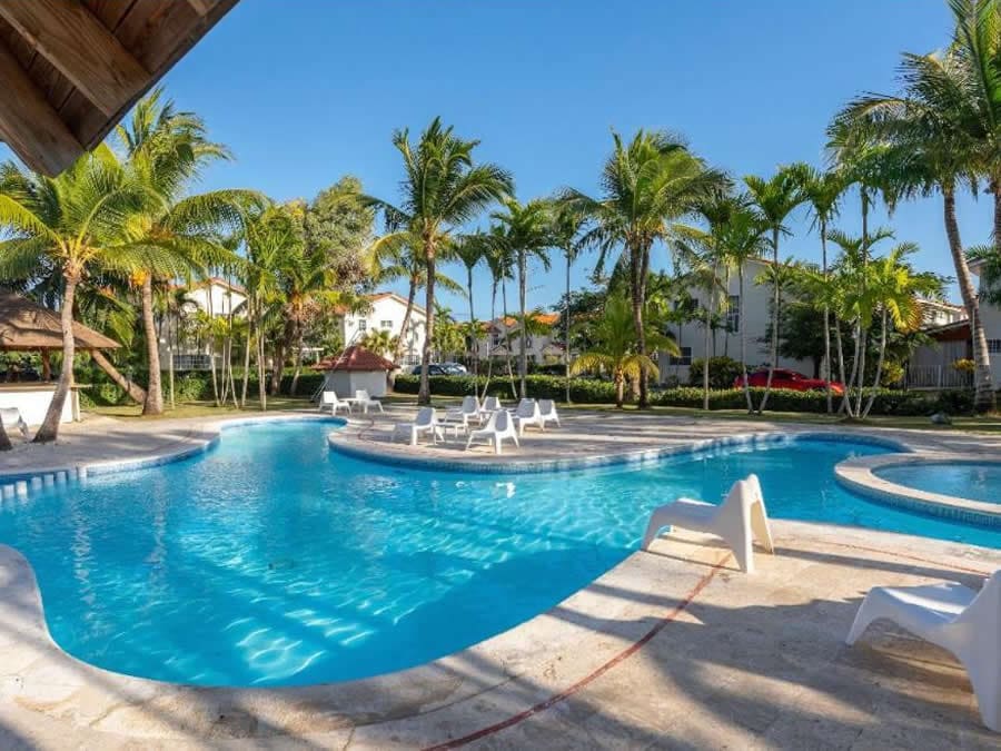 AB242, Casa adosada sin muebles en alquiler en Villas del Sol 2 - Villas Bávaro
